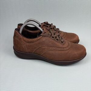 SAS Walk Easy Comfort Shoes Walking Diabetic Orthopedic Nero Nubuck Women 9.5M